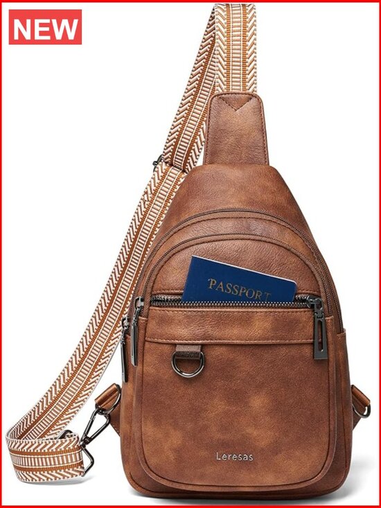 backpack or crossbody for travel Pritent Bags Women Men Trendy Sling Bag Chest Bag Rugged Lightweight Built for Outdoor and Urban Travel This sling crossbody backpack shoulder travel bag is designed for active lifestyles ROCKBROS 11.5L Sling Crossbody Backpack